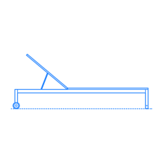Furniture Outdoor Lounge Ikea Nammaro Chaise Contour Svg Vector, Free Vectors File